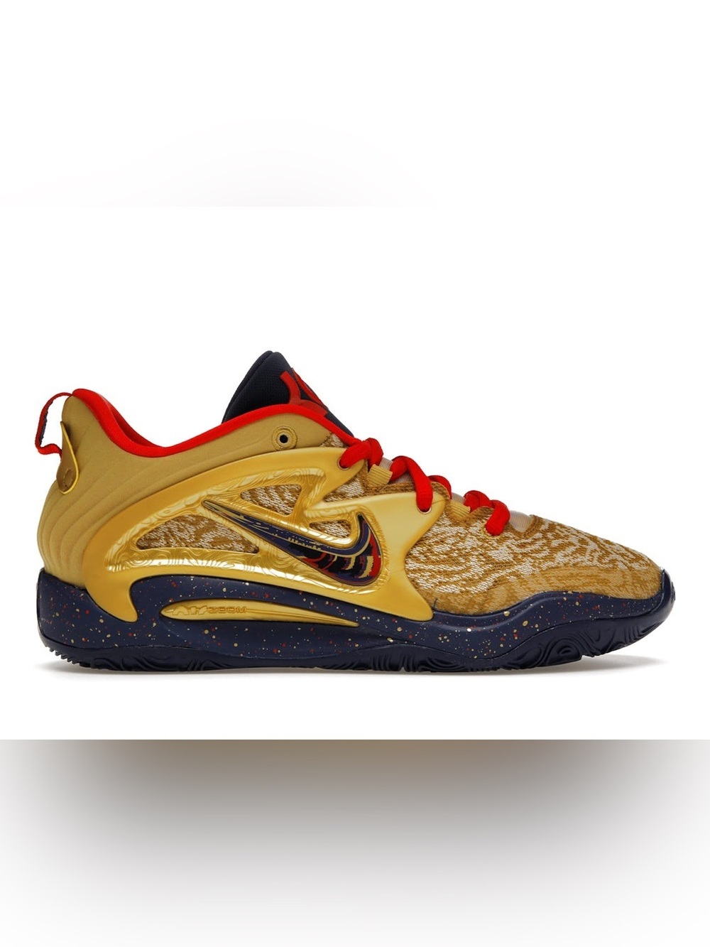 Nike KD 15 Olympics Gold Medal Gold/Navy/Red Baskbetball Shoes Size 11